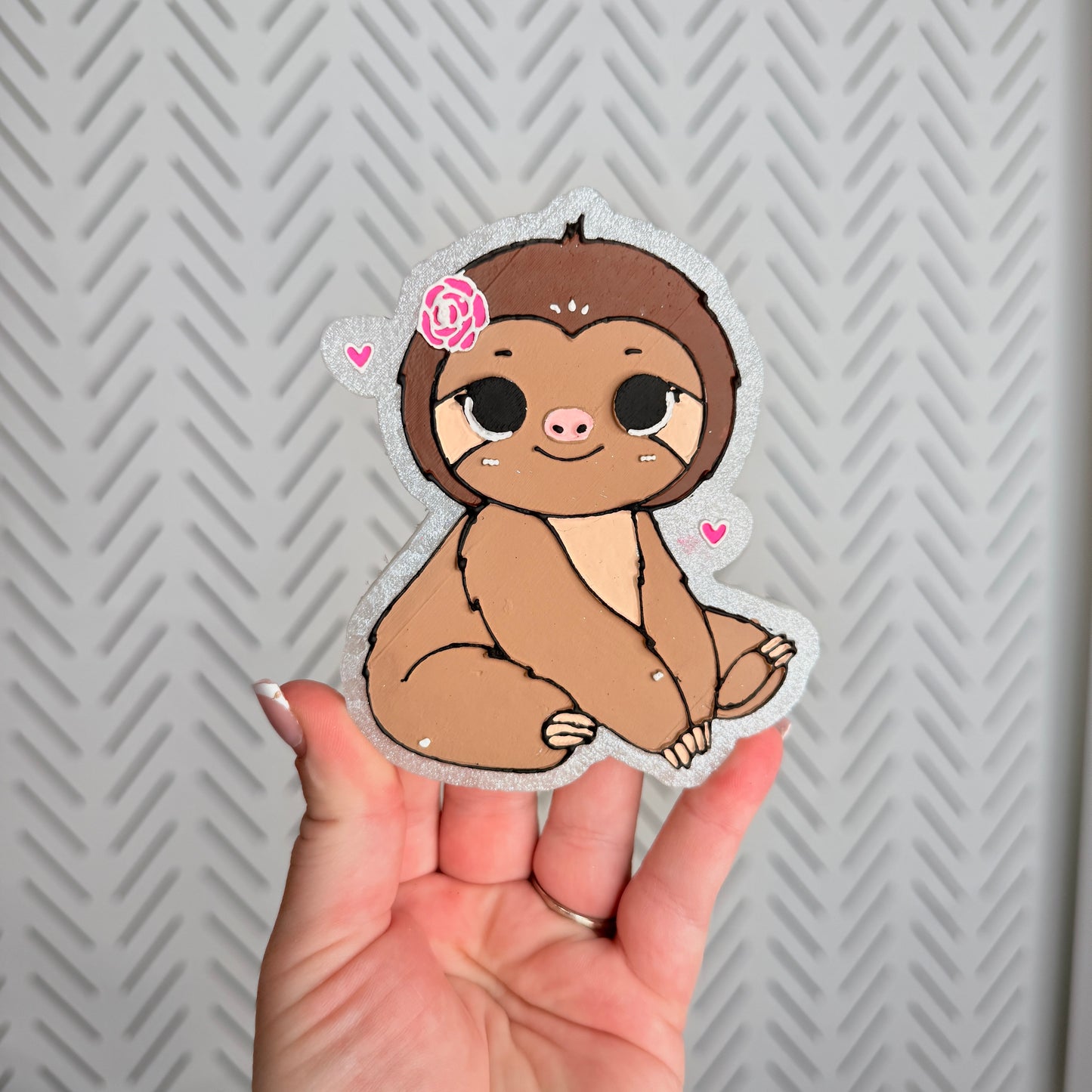 CUSTOM- Sloth w/Rose