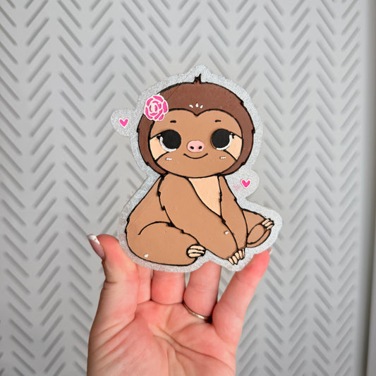 CUSTOM- Sloth w/Rose