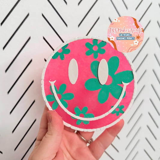 CUSTOM- Floral Smiley