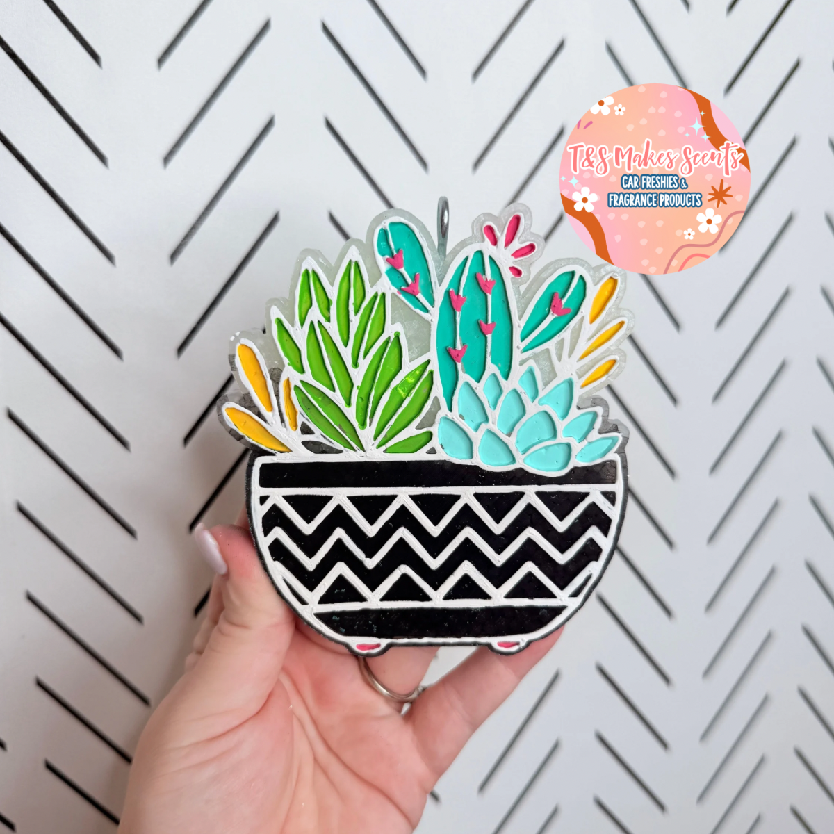 CUSTOM- Potted Cactus