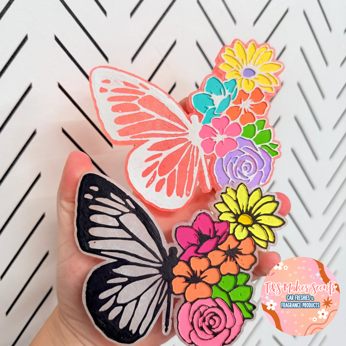 CUSTOM- Floral Butterfly