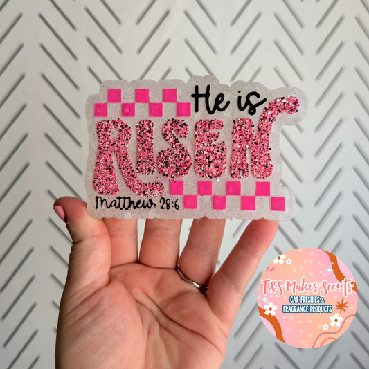 CUSTOM- He is Risen Checkered