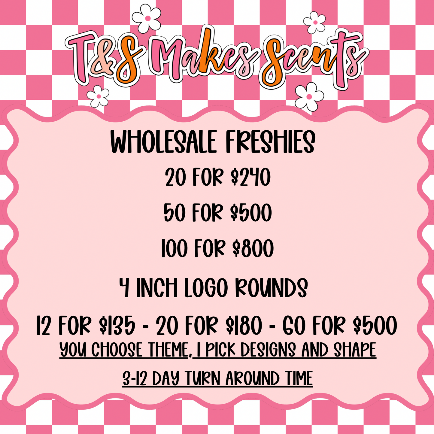 Wholesale Car Freshies| Bulk Pricing – T&S Makes Scents