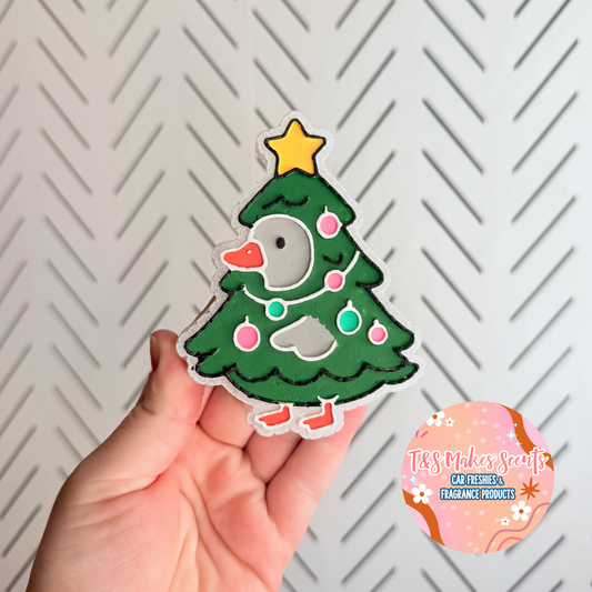 CUSTOM- Goose in Christmas Tree