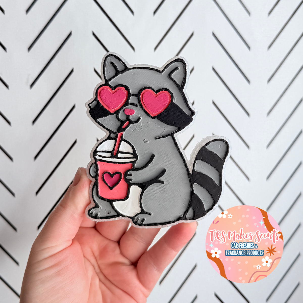 CUSTOM- Heart Raccoon