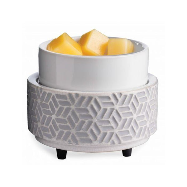 Stone Hexagon 2-IN-1 Warmer