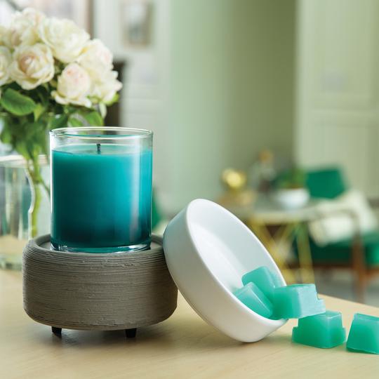 Grey & White 2-IN-1 Warmer
