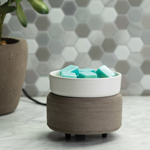 Grey & White 2-IN-1 Warmer