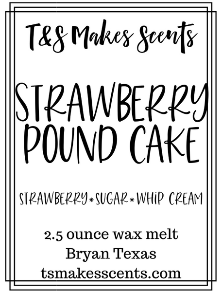 Strawberry Pound Cake